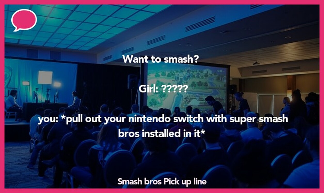 smash bros pickup line