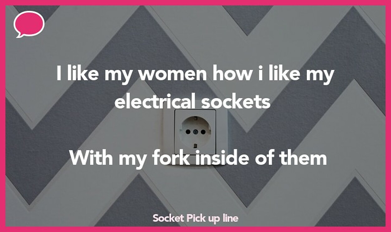 socket pickup line