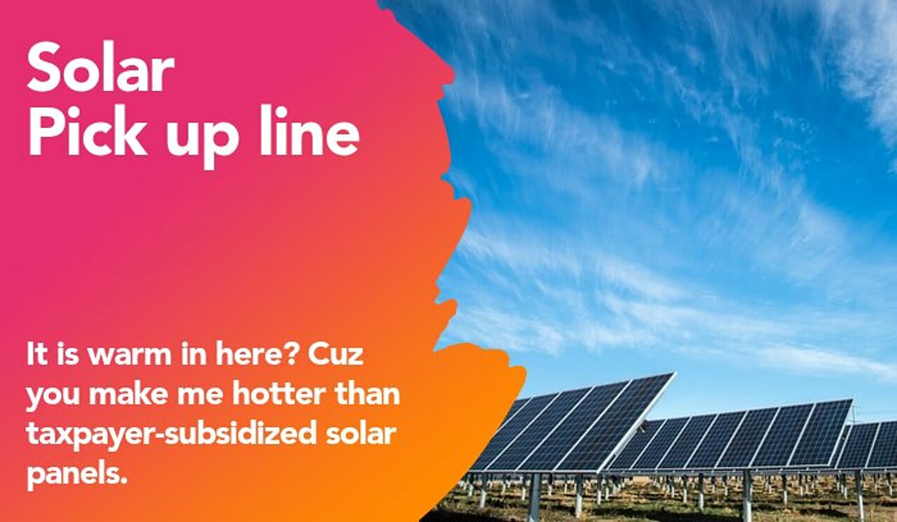 solar pickup line