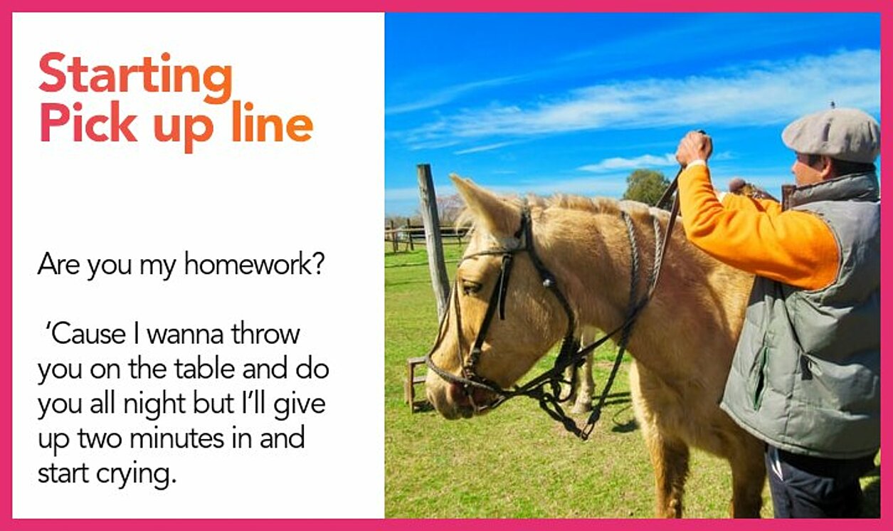 starting pickup line