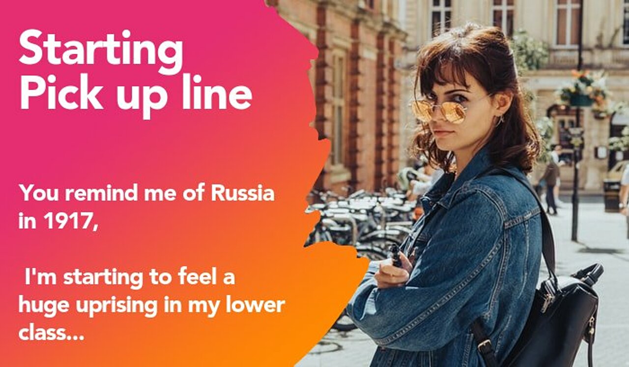 starting pickup line