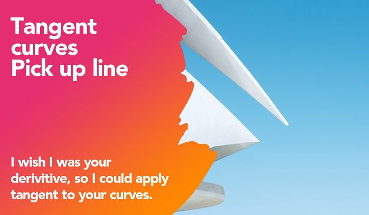 tangent curves pickup line