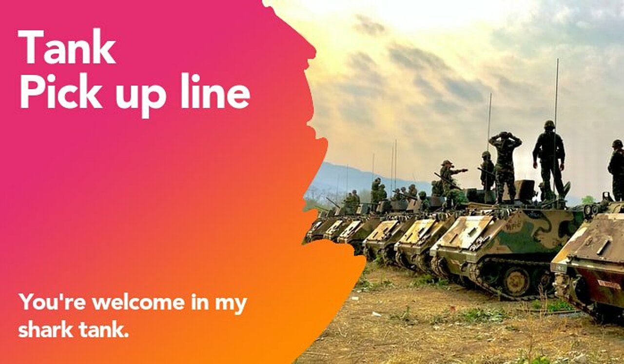 tank pickup line