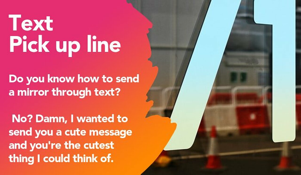 text pickup line