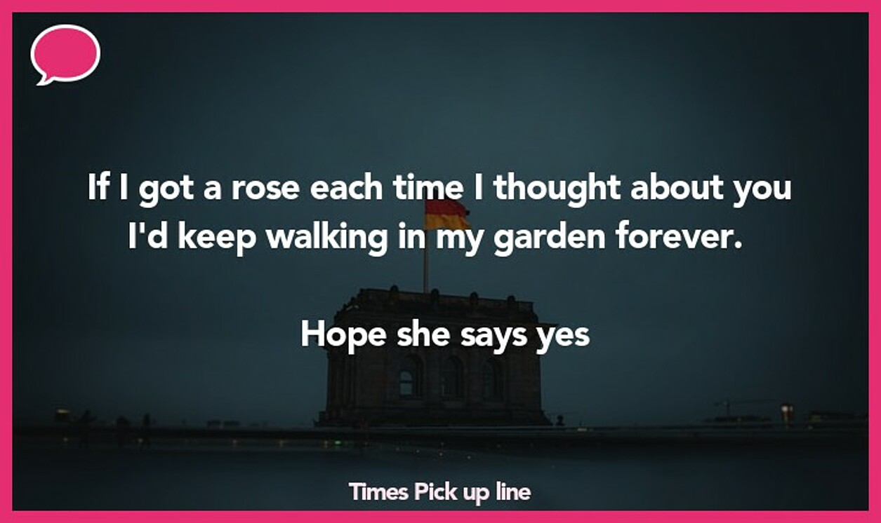 times pickup line