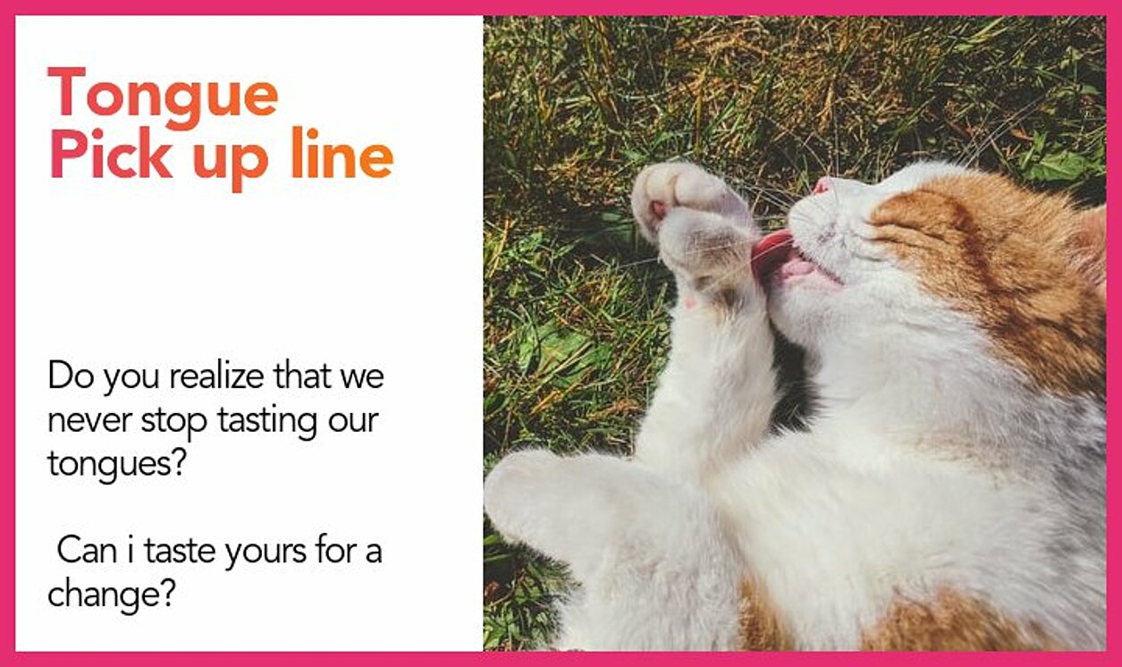 tongue pickup line