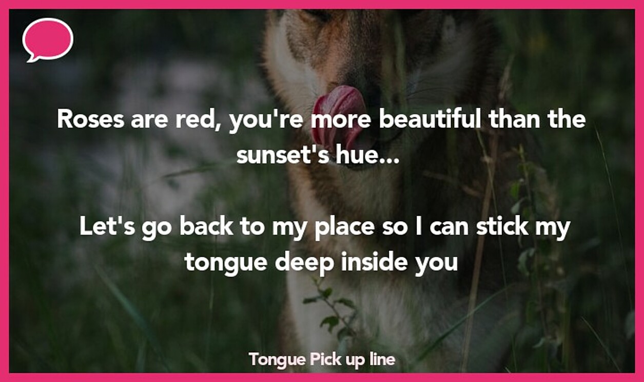 tongue pickup line