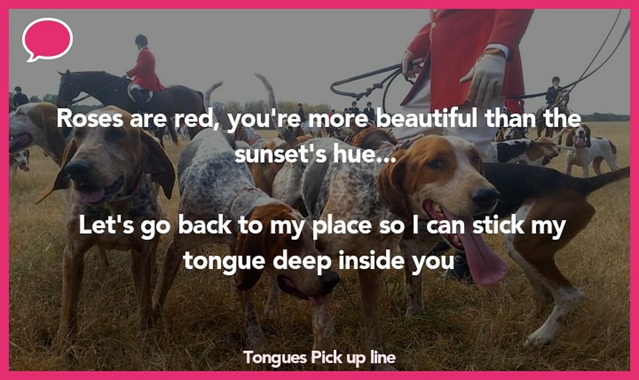 tongues pickup line