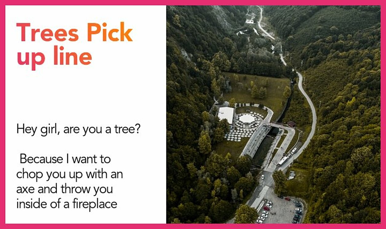 trees pickup line