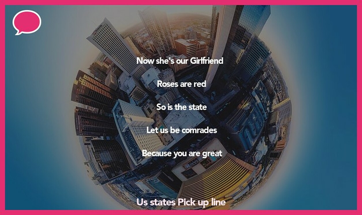 us states pickup line