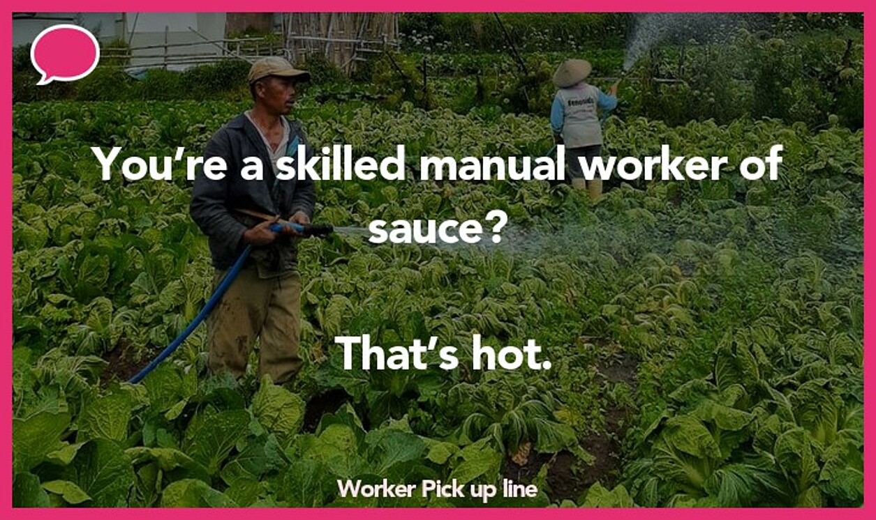 worker pickup line