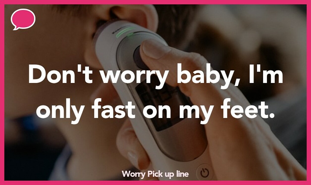 worry pickup line